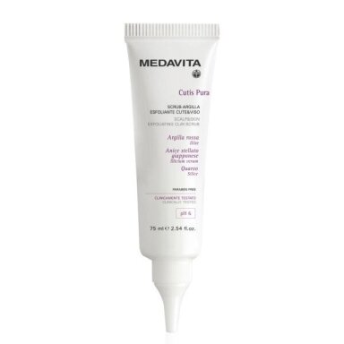 MEDAVITA Cutis pura scalp & skin exfoliating clay scrub pH 6 75ml MEDAVITA Cutis pura scalp & skin exfoliating clay scrub pH 6 75ml