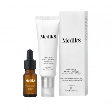 Medik8 Balance Moisturiser & Glycolic Acid Activator 50ml