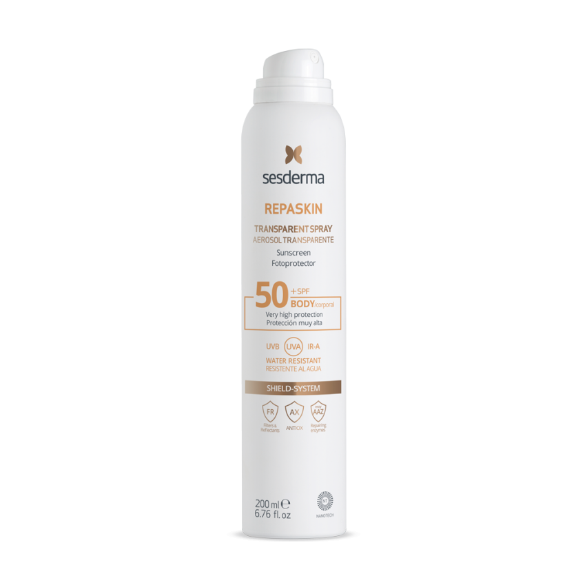 Sesderma REPASKIN Aerosol Transparent SPF50 200ml